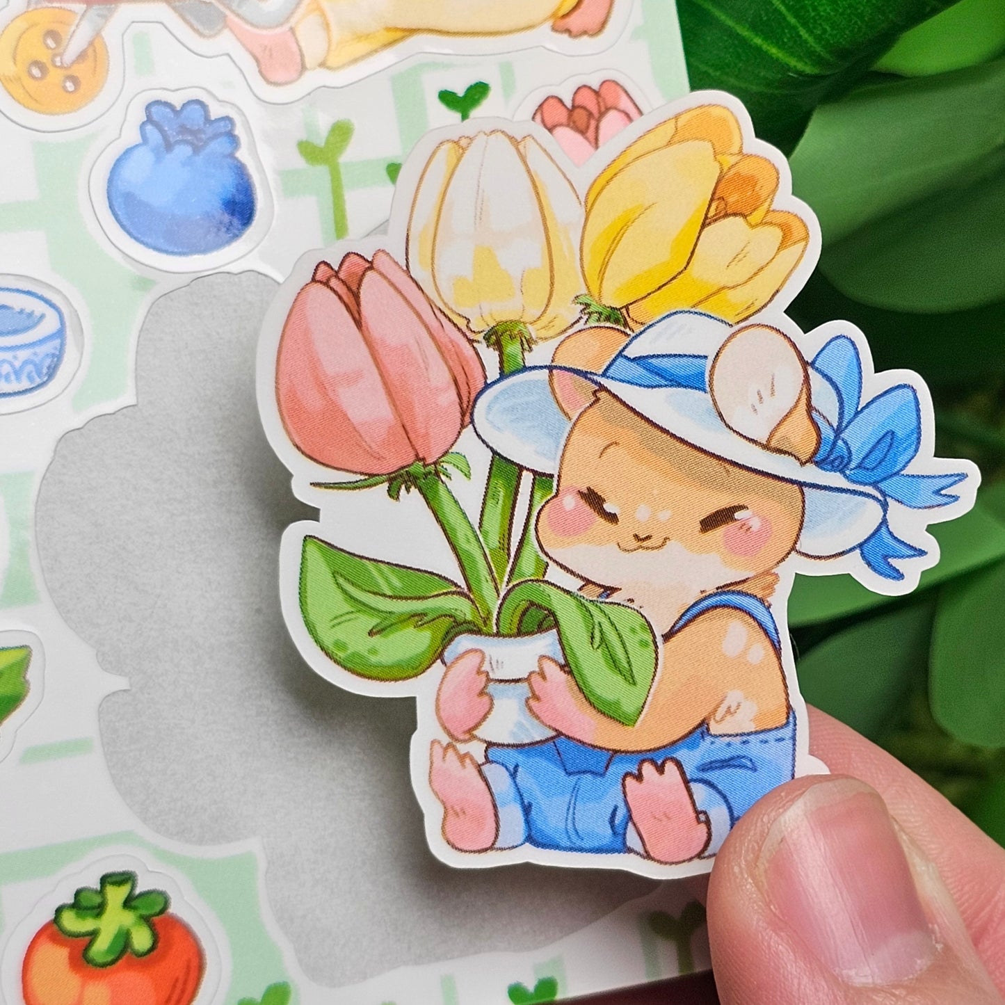 Hamster Gardeners Sticker Sheet