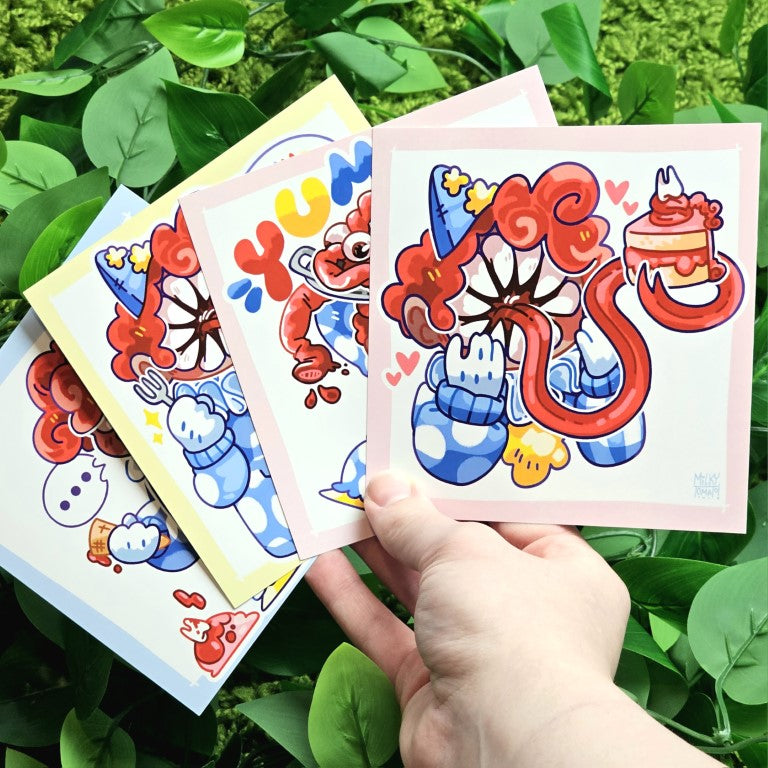 Creepy Clown Mealtime Mini Prints – Milky Tomato