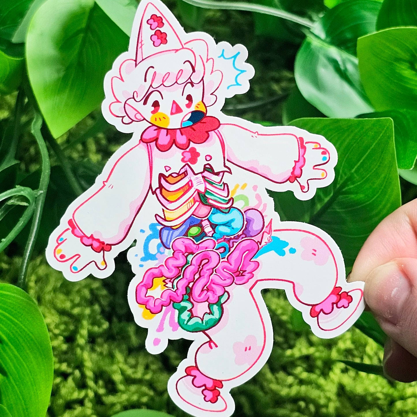 Clown Gore Stickers