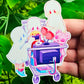 Shopping Cart Ghost Stickers