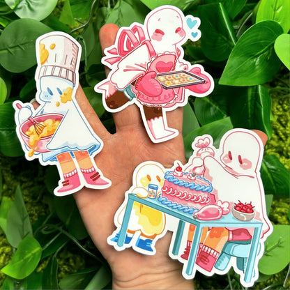 Lil' Ghost Baker Stickers