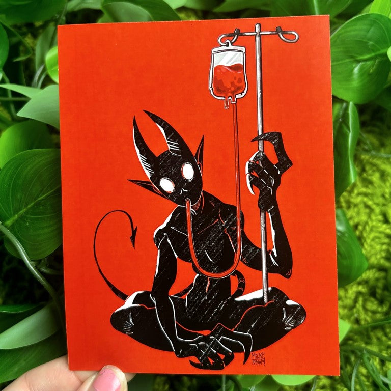 Blood Bag Demon Prints