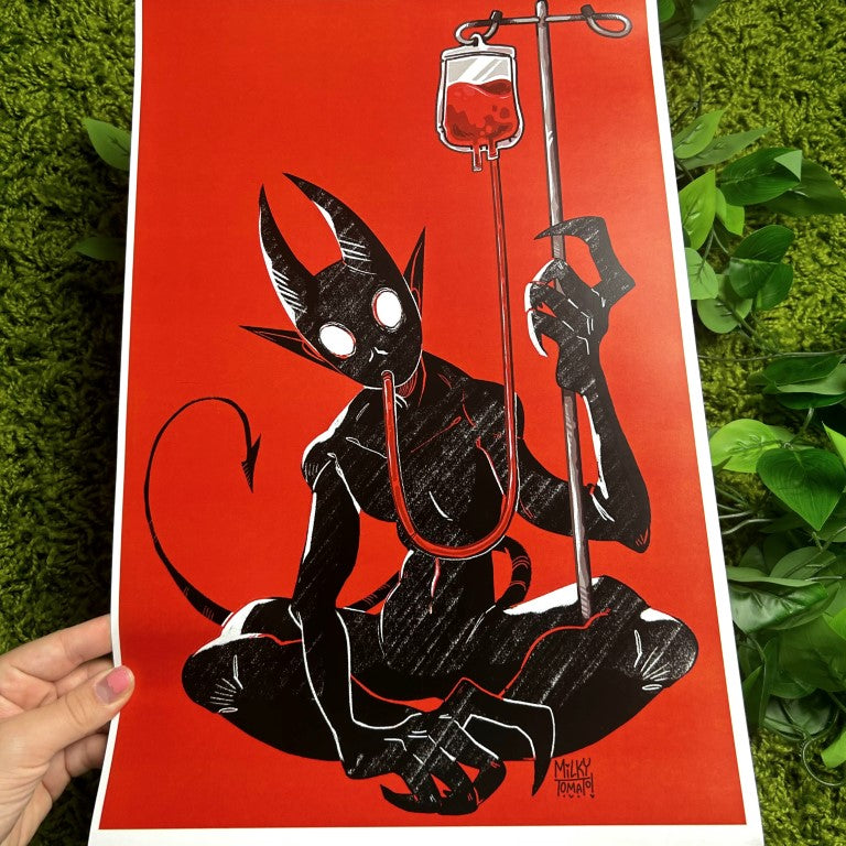 Blood Bag Demon Prints