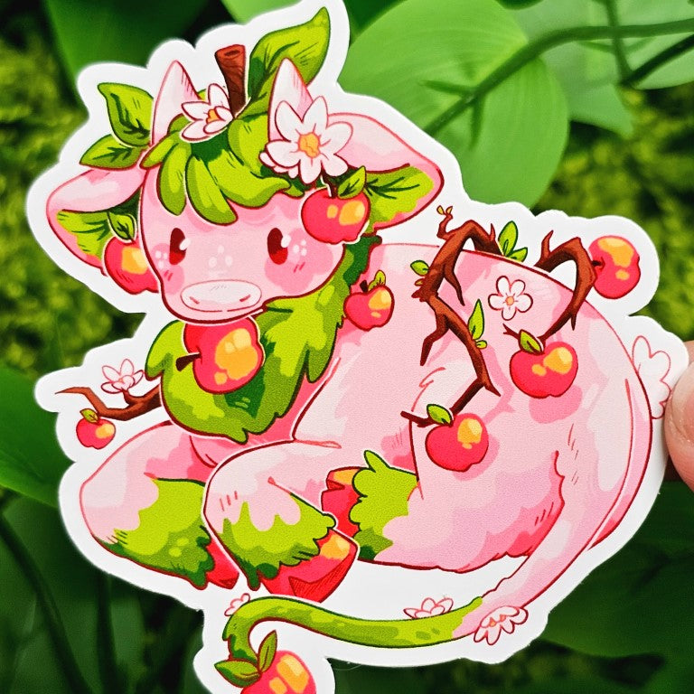 Fruit Cow Stickers