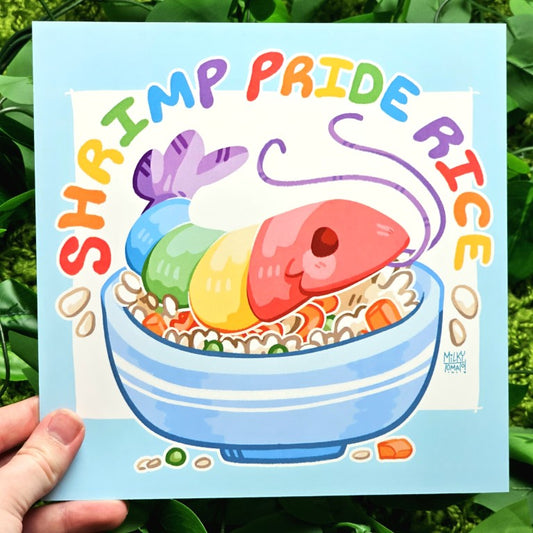 Shrimp Pride Rice Prints