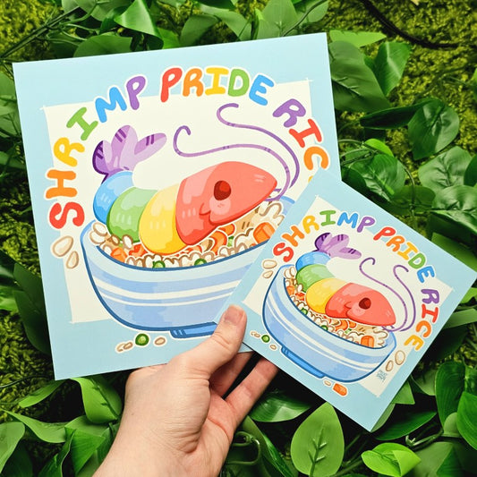 Shrimp Pride Rice Prints