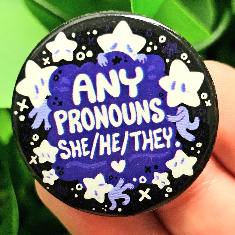 Star Baby Small Pronoun Buttons