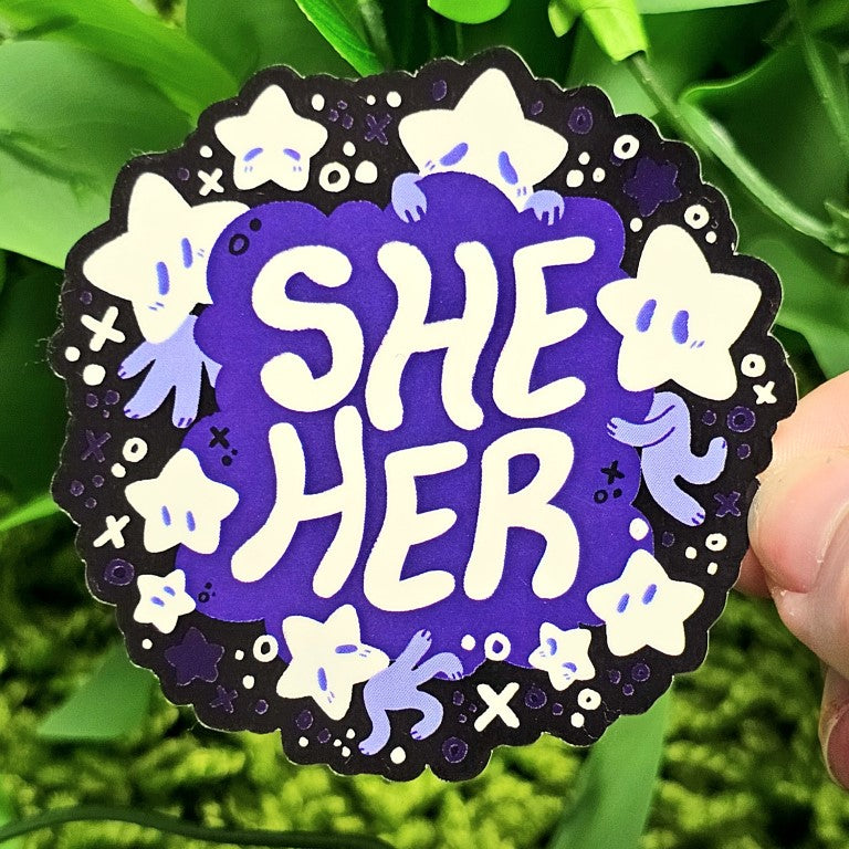 Star Baby Pronoun Stickers