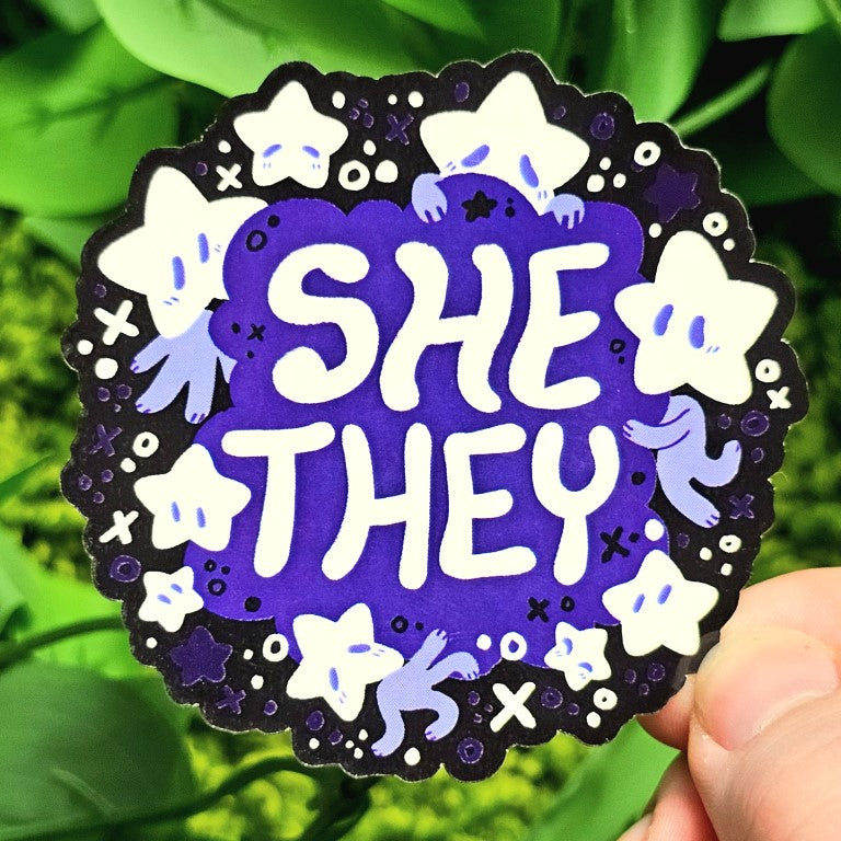 Star Baby Pronoun Stickers