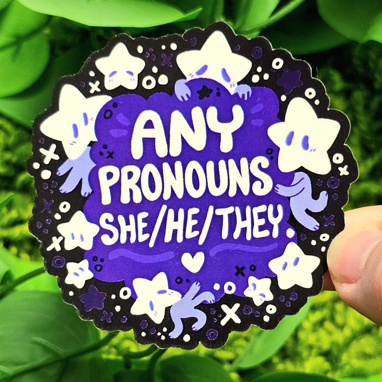 Star Baby Pronoun Stickers