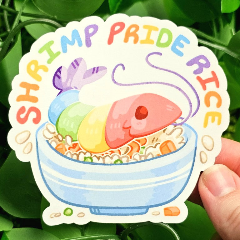 Shrimp Pride Rice Sticker