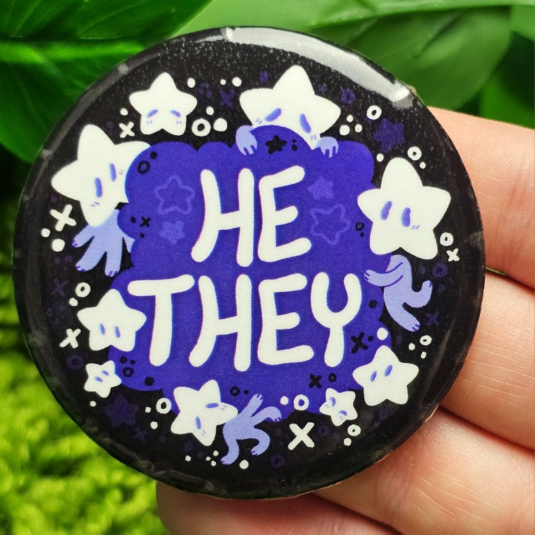 Star Baby Large Pronoun Buttons