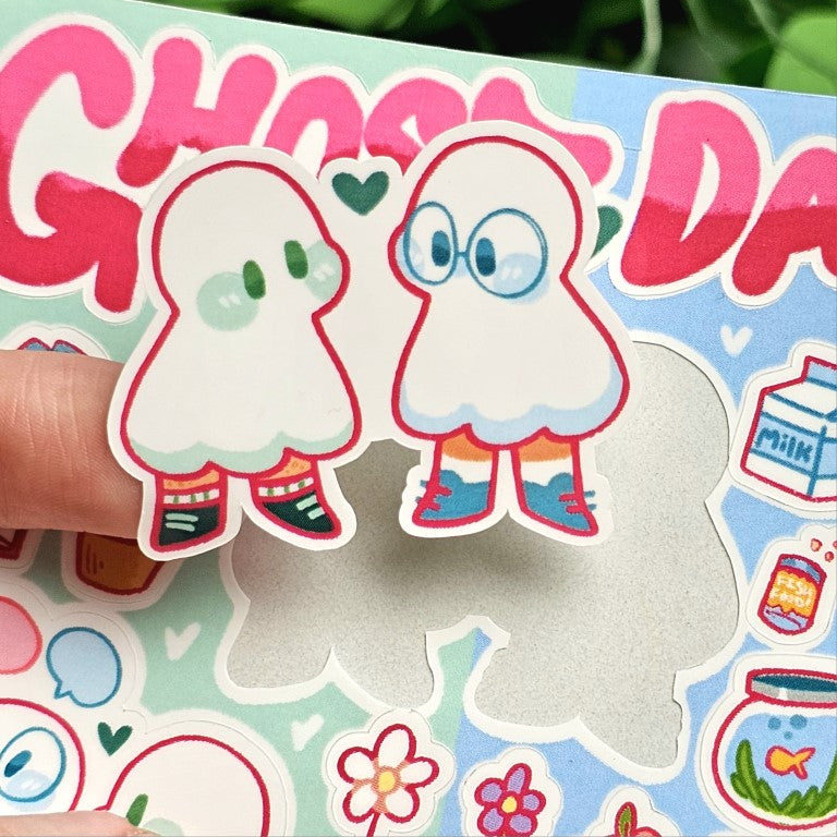 Ghost Date V3 Sticker Sheet