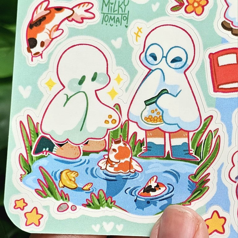 Ghost Date V3 Sticker Sheet