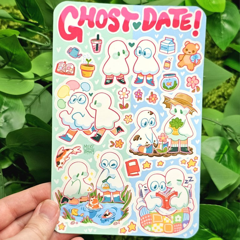 Ghost Date V3 Sticker Sheet