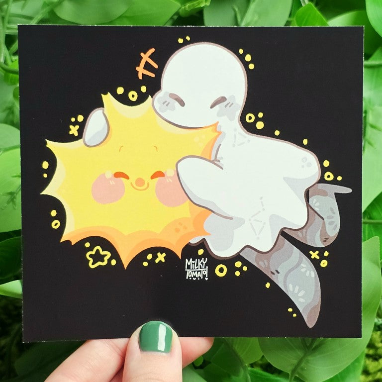 Solar System Ghost Mini Prints