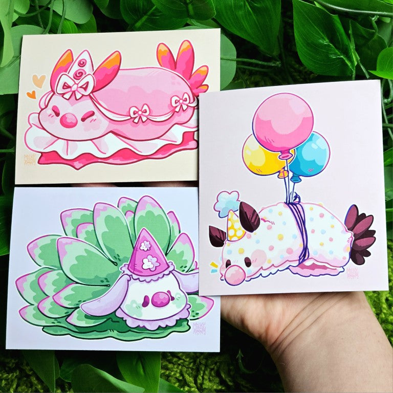 Clown Sea Slug Mini Prints