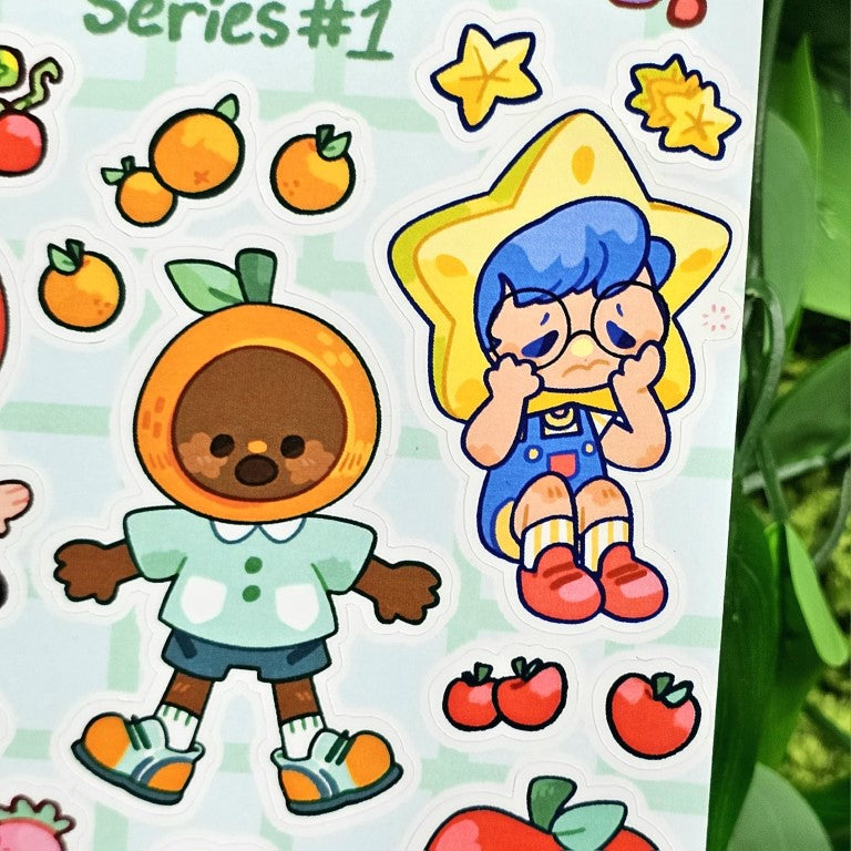 Fruit Friends V1 Sticker Sheet