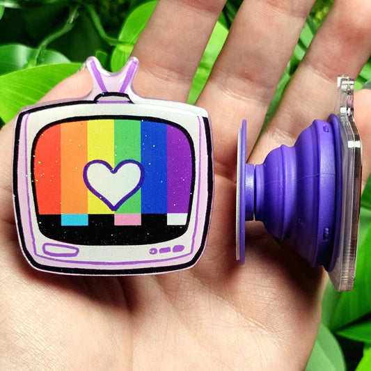 Rainbow TV Phone Grip