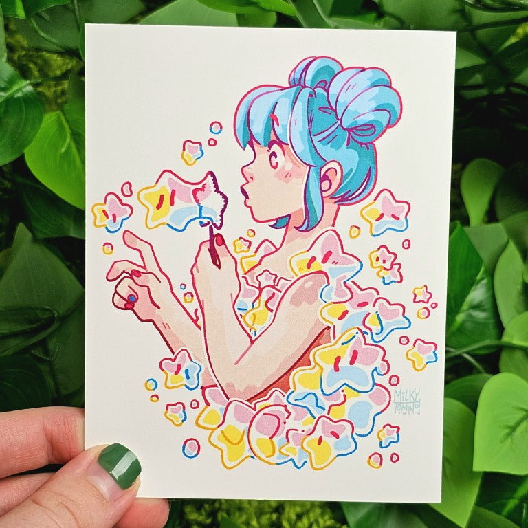 Bubble Girl Mini Prints