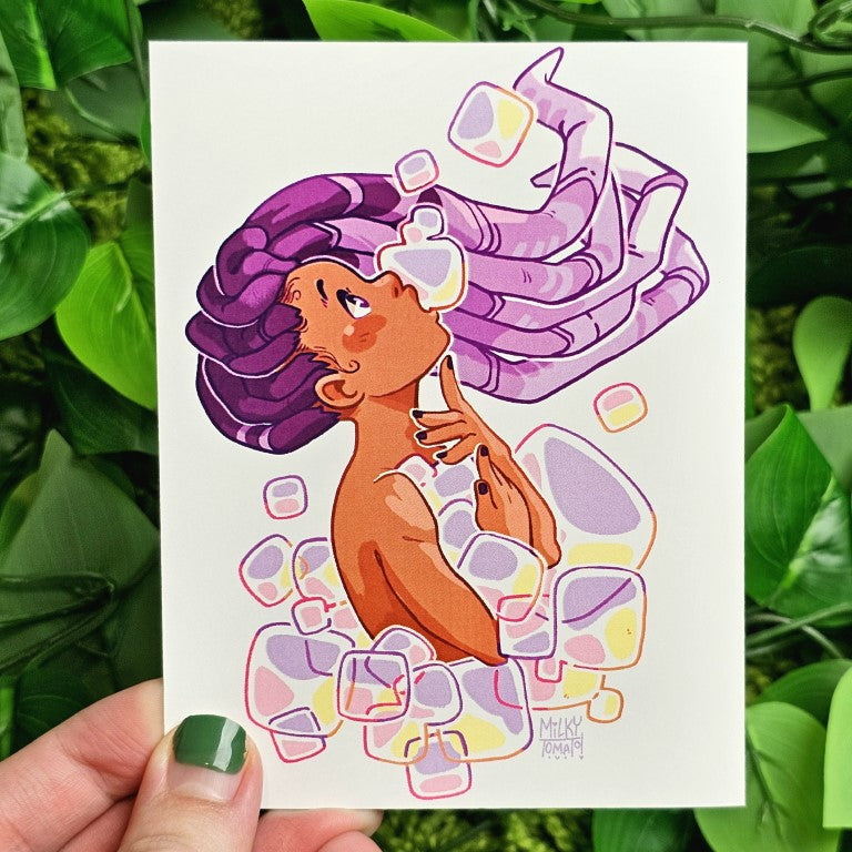 Bubble Girl Mini Prints