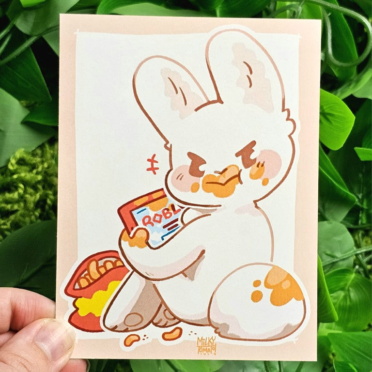 Hobby Bunny Gamers Mini Prints