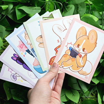 Hobby Bunny Gamers Mini Prints