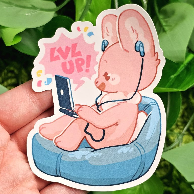 Hobby Bunny Gamers Sticker