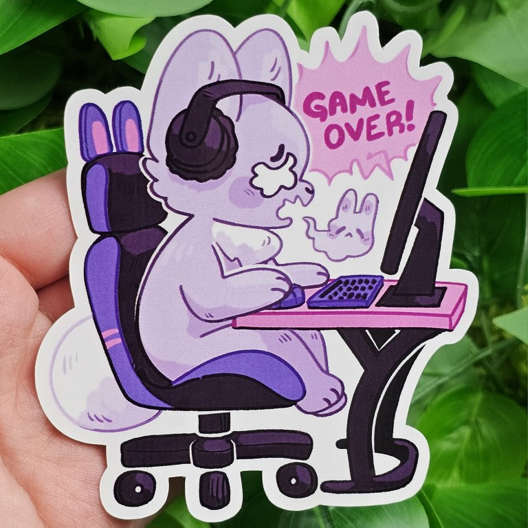 Hobby Bunny Gamers Sticker