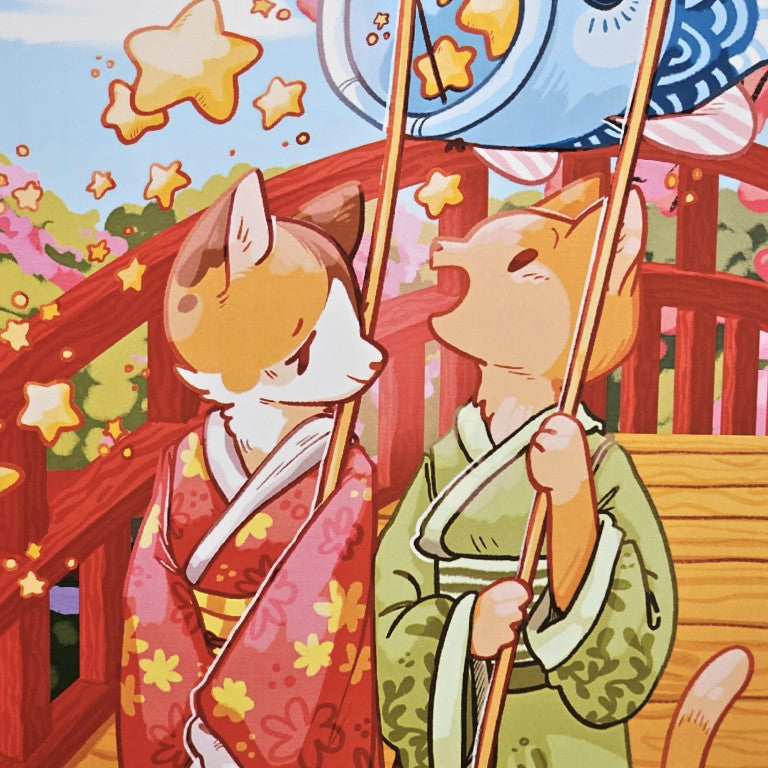 Kimono Cats Mini Print