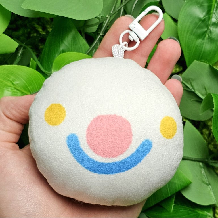 Silly Clown Face Sensory Pillow Keychain