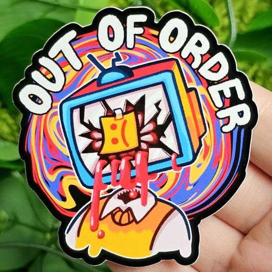 Out of Order Sticker!