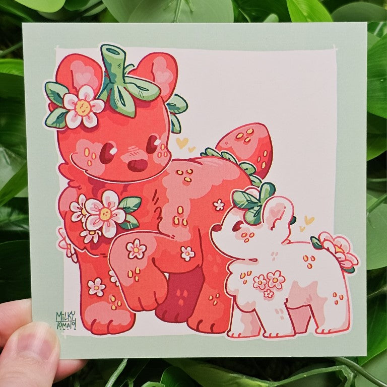 Berry Bear Mini Prints