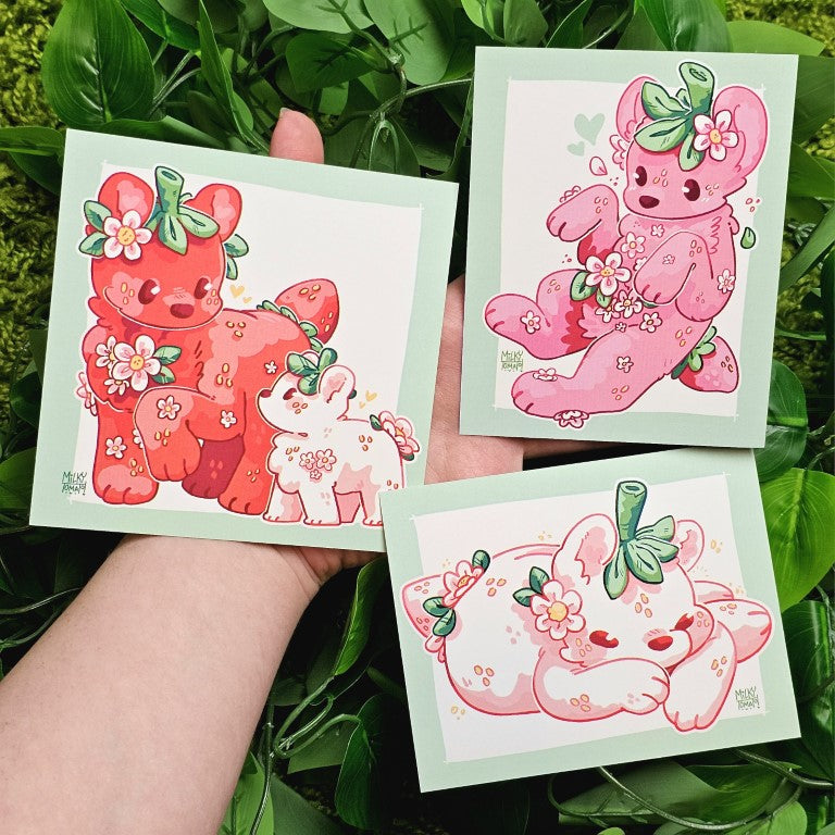 Berry Bear Mini Prints