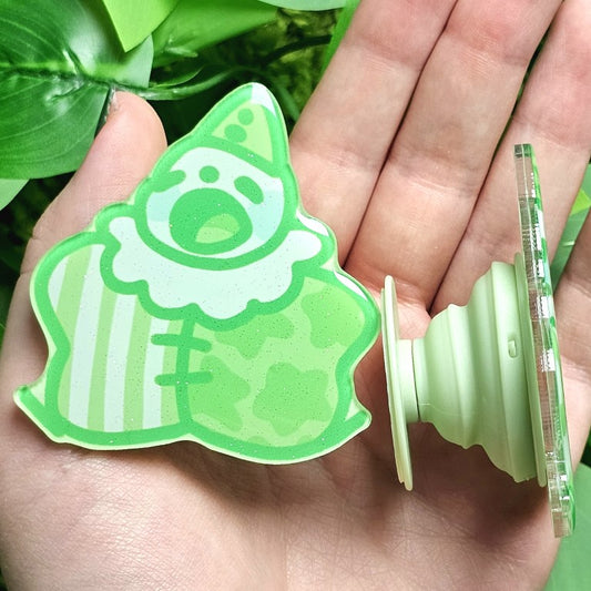 Lil Green Clown Phone Grip