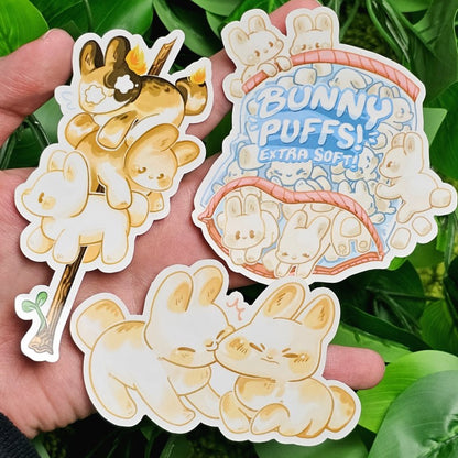 Marshmallow Bunnies Stickers