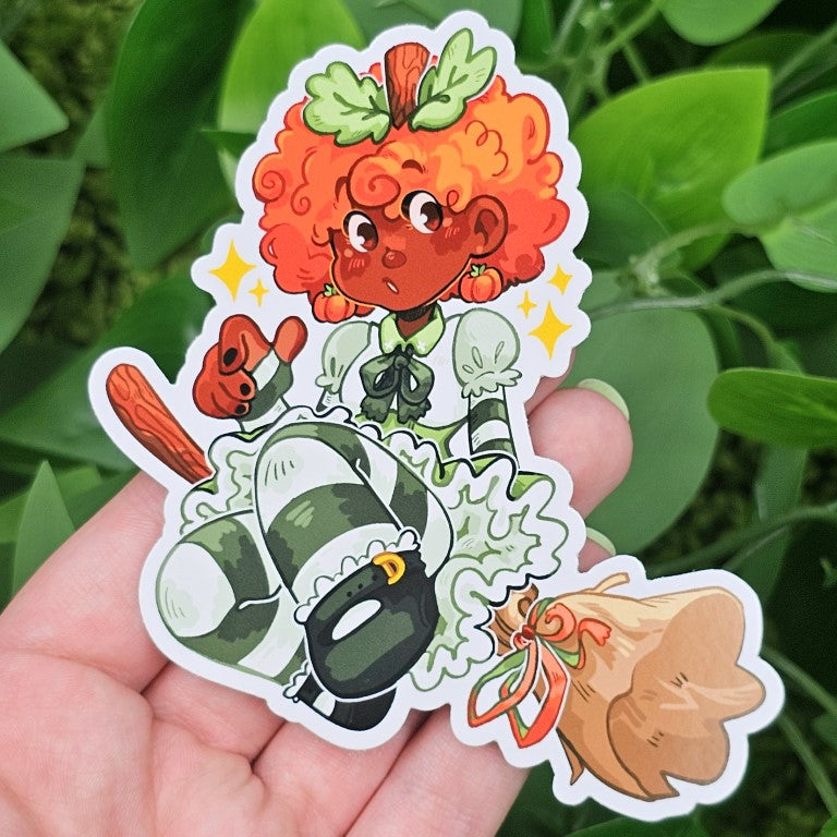 Cute Witch Girl Stickers!