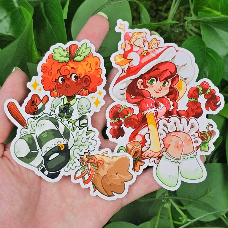 Cute Witch Girl Stickers!