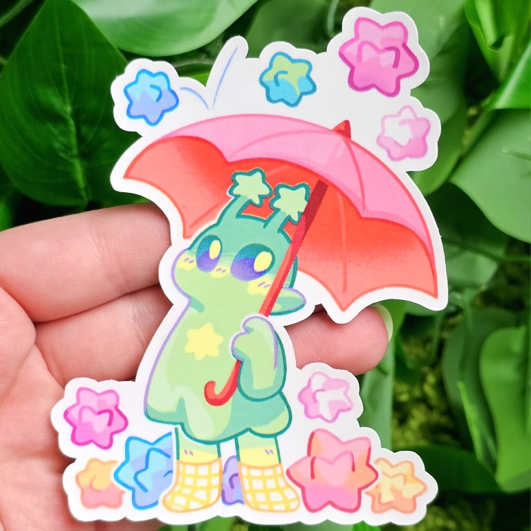 Cute Alien Stickers!