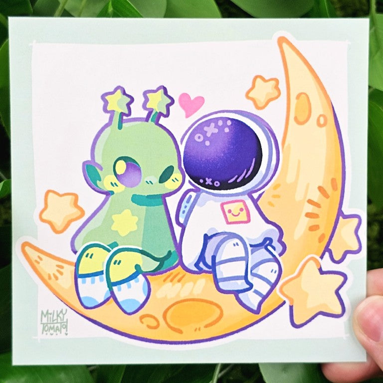 Ghost Date Astronaut and Alien Mini Prints!