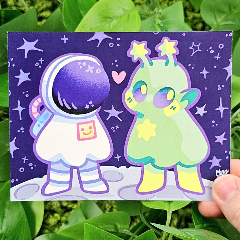 Ghost Date Astronaut and Alien Mini Prints!