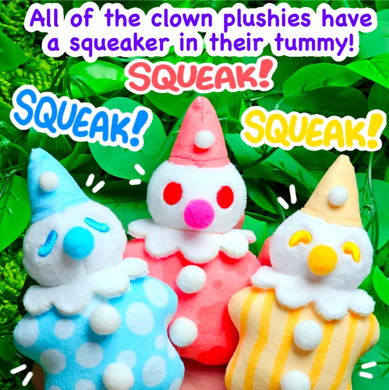 Cute Lil Clown Plushies!