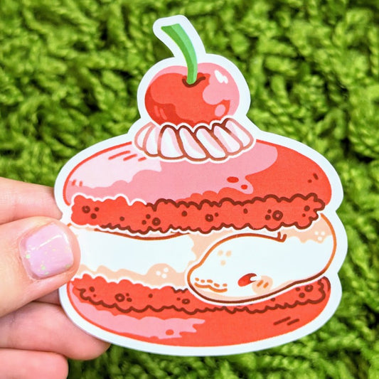 Snake Snacks Macarons Sticker Set