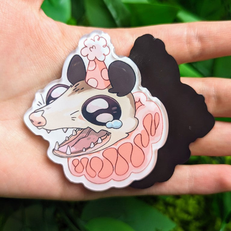 Party Possum Magnet – Milky Tomato