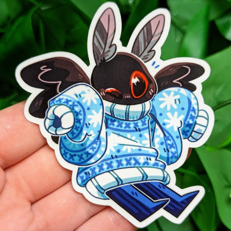 Mothman Sweater Weather Stickers