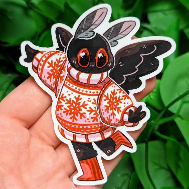 Mothman Sweater Weather Stickers