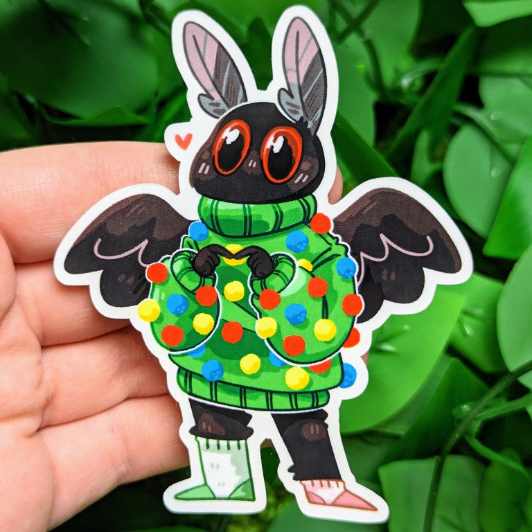 Mothman Sweater Weather Stickers