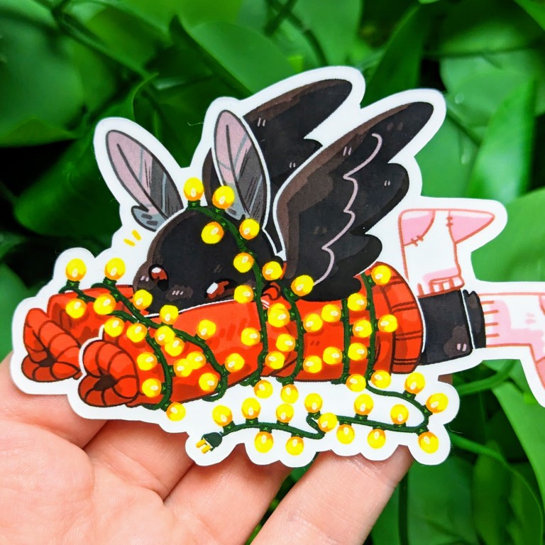 Mothman Sweater Weather Stickers