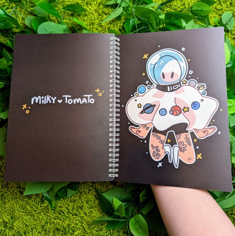 Space Ghosts Duo Large Reusable Sticker Book