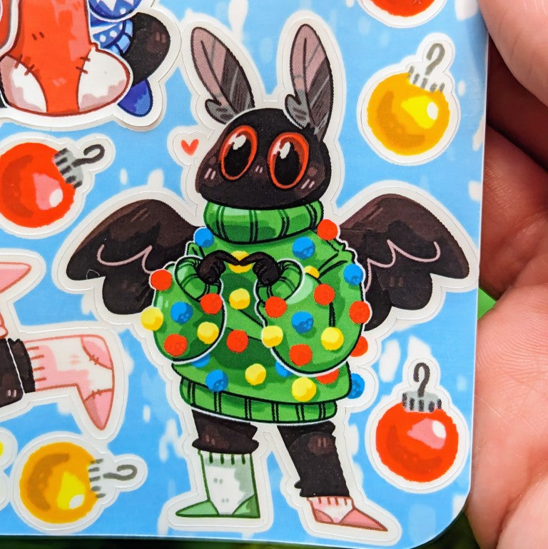 Mothman Sweater Weather Sticker Sheet